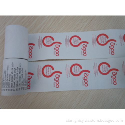 Pre-Printed Thermal Paper Rolls (57x50mm)